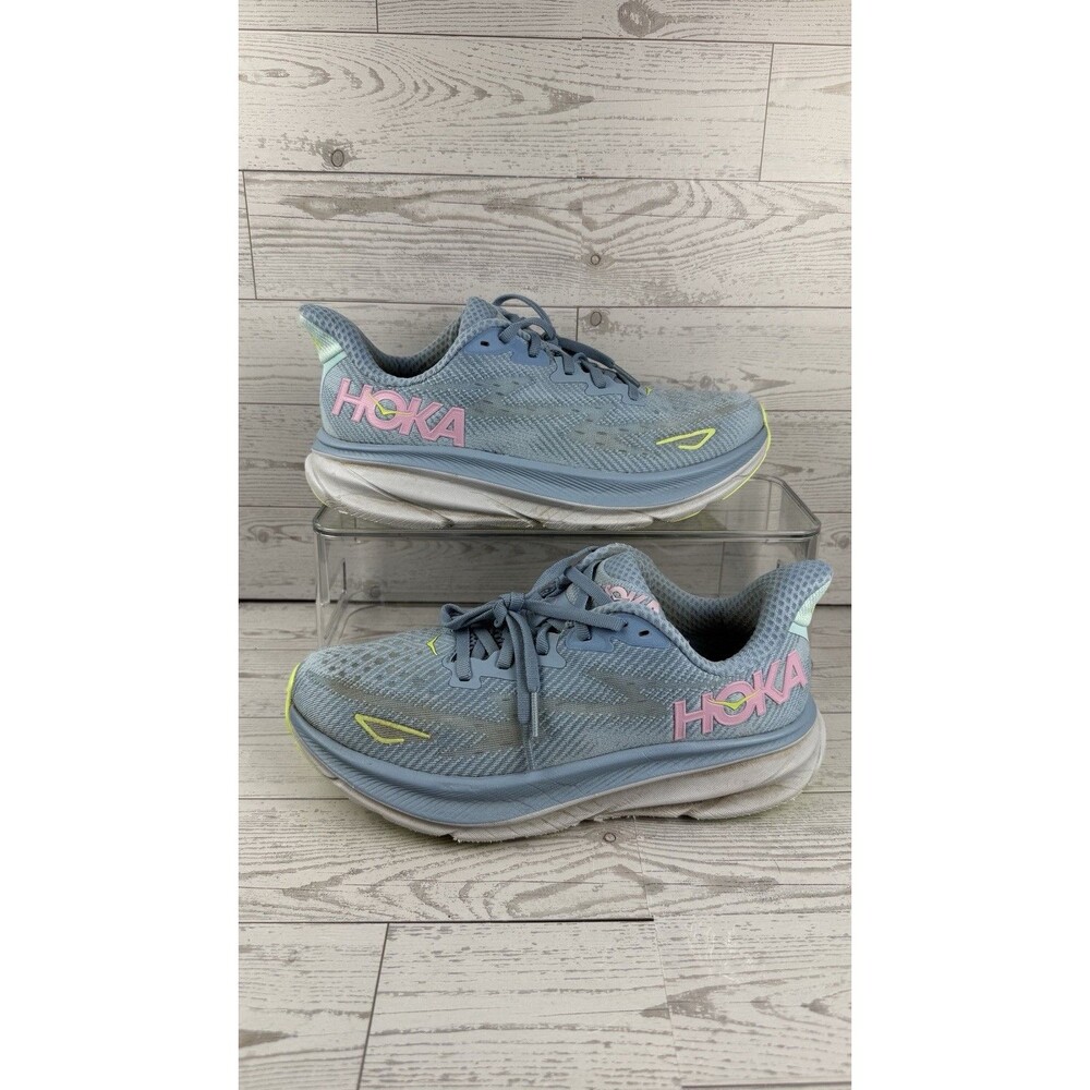 HOKA Clifton 9 Women’s sz 7B Dusk Pink Running Shoes NO INSOLES #299